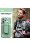 iPhone Shockproof Phone Case with Backpack Clip
