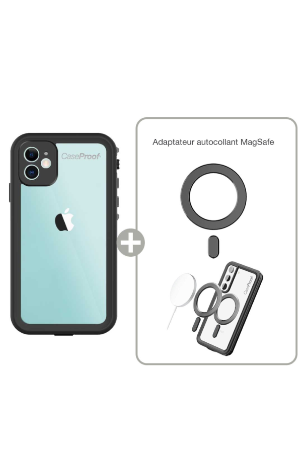 Magsafe shockproof case for iPhone 11 + Magnetic Magsafe adapter