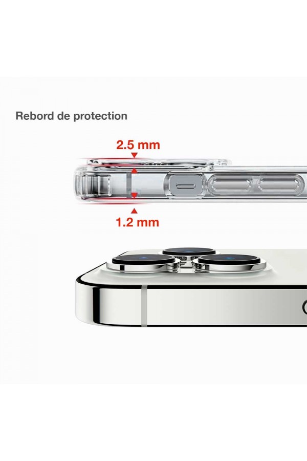 iPhone 15 Plus- Protection 360° AntiChoc - Transparent Série SHOCK