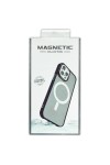 Coque Anti Choc avec Magsafe Couleur Mate Noire  pour iPhone 15 Pro Max