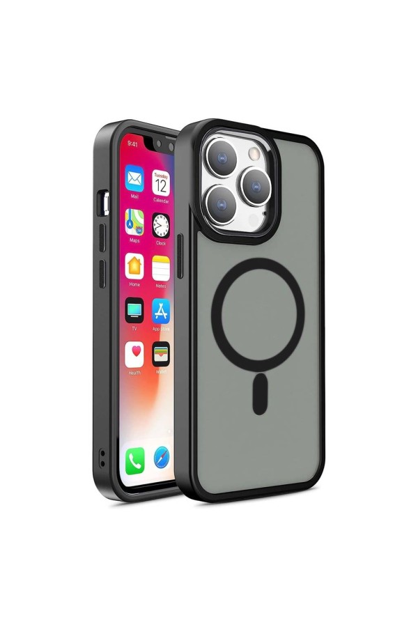Coque iPhone 15 Pro Max Couleur Noire Mat avec MagSafe - Protégez votre  iPhone avec style