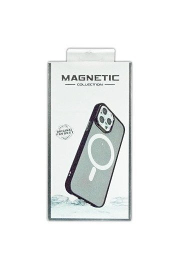 Coque Anti Choc avec Magsafe Couleur Mate Noire pour iPhone 14