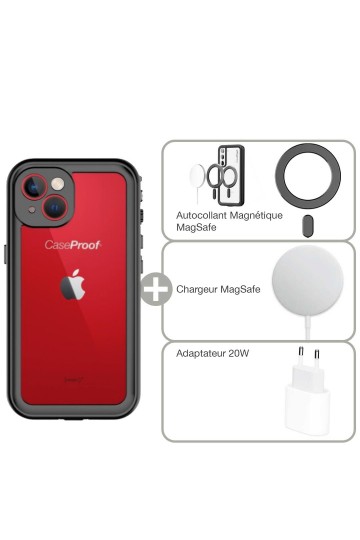 Coque antichoc et étanche intégrale iPhone 13 Mini SWIMCASE - LOVE MEI  France