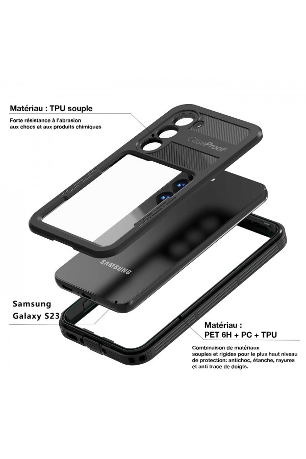 Samsung Galaxy S23 - Waterproof & shockproof case - WATERPROOF series