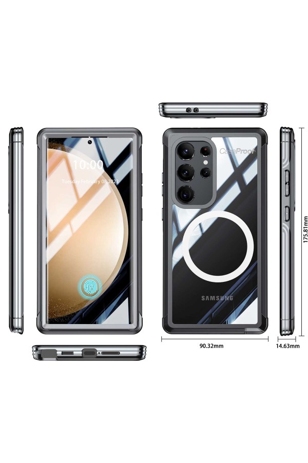 SHOCK SERIES with MAGSAFE - 360° Shockproof Case for Samsung 24 Ultra