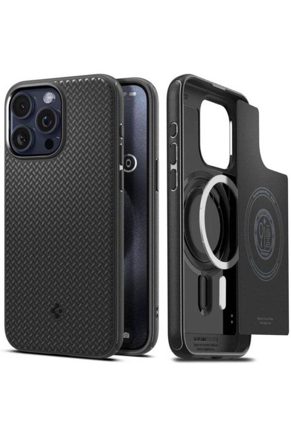 Coque Spigen Mag Armor iPhone 15 MATTE Noire