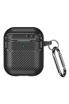 Shockproof Case for AirPods 3 Black Carbon Fiber