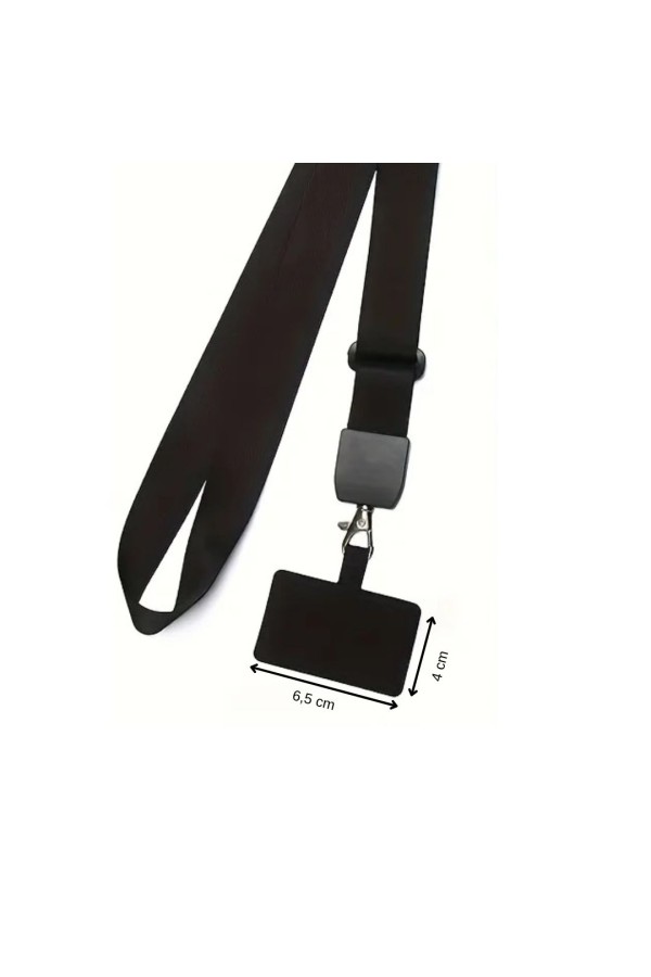 Adjustable Phone Strap Black