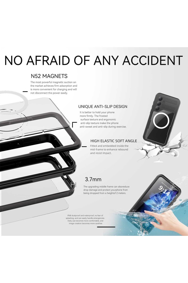 Samsung Galaxy S25 Plus - Waterproof & Shockproof Case - WATERPROOF Series