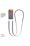 Bandoulière aApple Compatible avec la Coque en tissage technique MagSafe pour iPhone 17 Pro Max-Violet