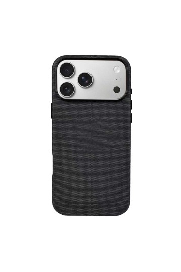 Coque en tissage technique avec MagSafe pour iPhone 17 Pro- Noir