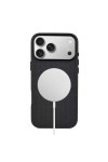 Coque en tissage technique avec MagSafe pour iPhone 18 /17 Pro- Noir