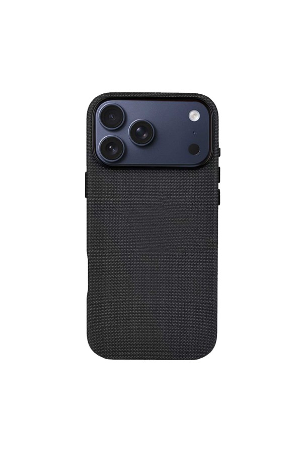Coque en tissage technique avec MagSafe pour iPhone 18 /17 Pro- Noir