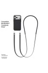 Bandoulière apple Compatible avec la Coque en tissage technique MagSafe pour iPhone 17 Pro -Noir