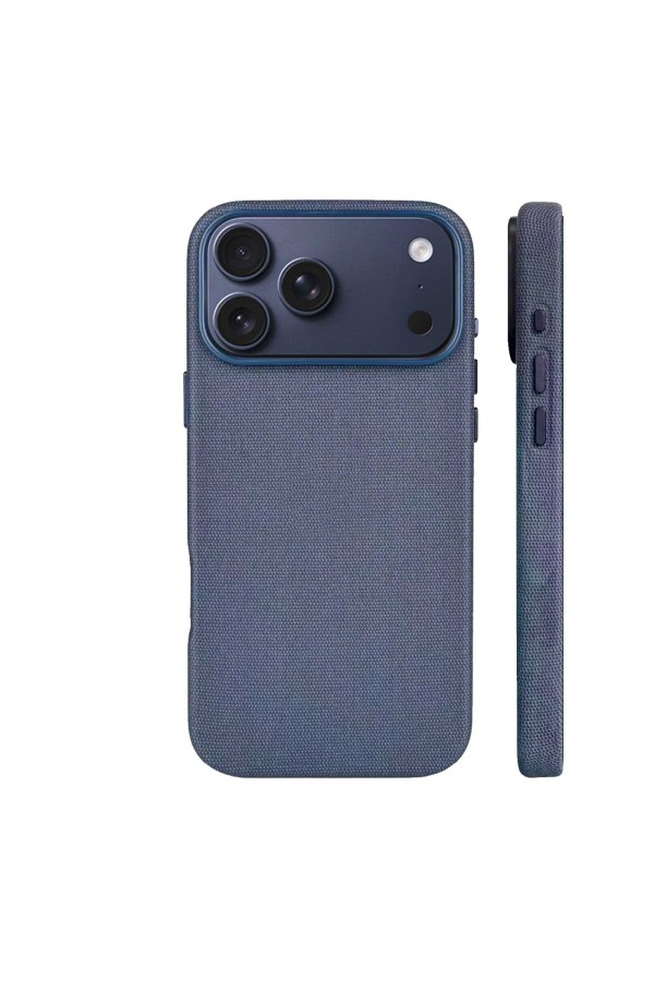 Coque en tissage technique avec MagSafe pour iPhone 17 Pro-Bleu