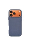 Coque en tissage technique avec MagSafe pour iPhone 18 /17 Pro-Bleu