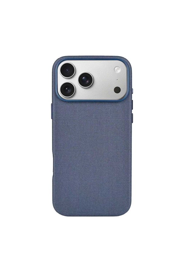 Coque en tissage technique avec MagSafe pour iPhone 18 /17 Pro-Bleu