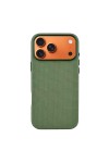Coque en tissage technique avec MagSafe pour iPhone 18 /17 Pro-Vert