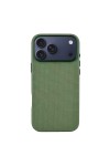 Coque en tissage technique avec MagSafe pour iPhone 18 /17 Pro-Vert