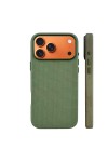 Coque en tissage technique avec MagSafe pour iPhone 18 /17 Pro-Vert