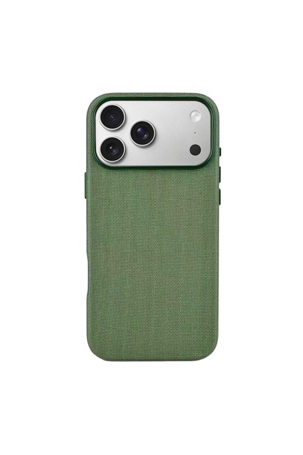 Coque en tissage technique avec MagSafe pour iPhone 18 /17 Pro-Vert