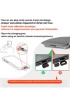 Open the charging port on land  for better sound