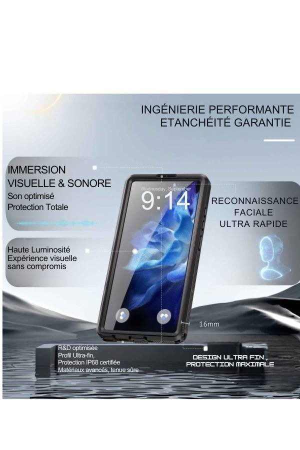 Samsung Galaxy S26 Plus - Coque étanche & antichoc - Série WATERPROOF