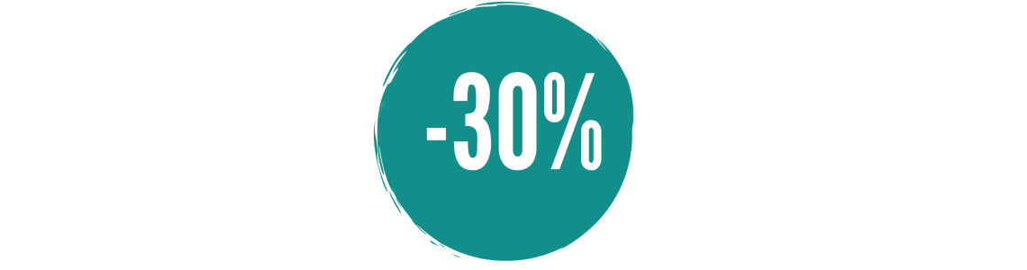 - 30 %