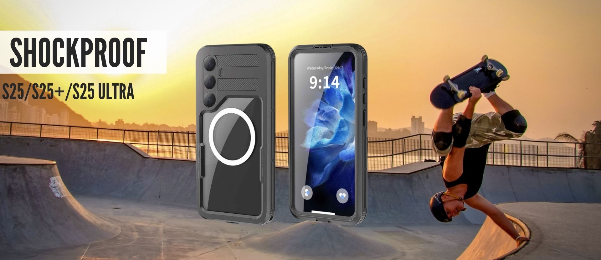 Samsung 25 waterproof et shockproof case Caseproof