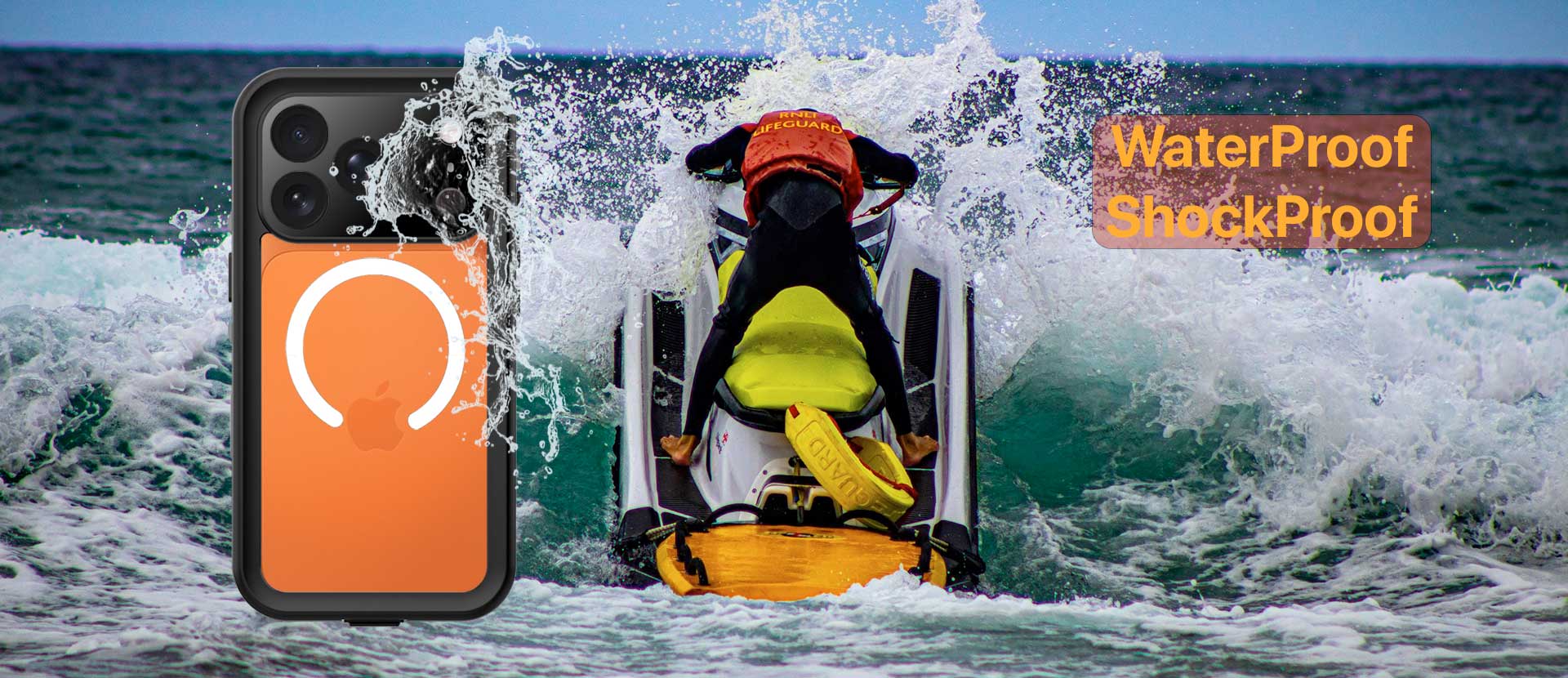 iPhone 17 Pro  WaterProof -ShockProof protection- Lifeguard CaseProof case 