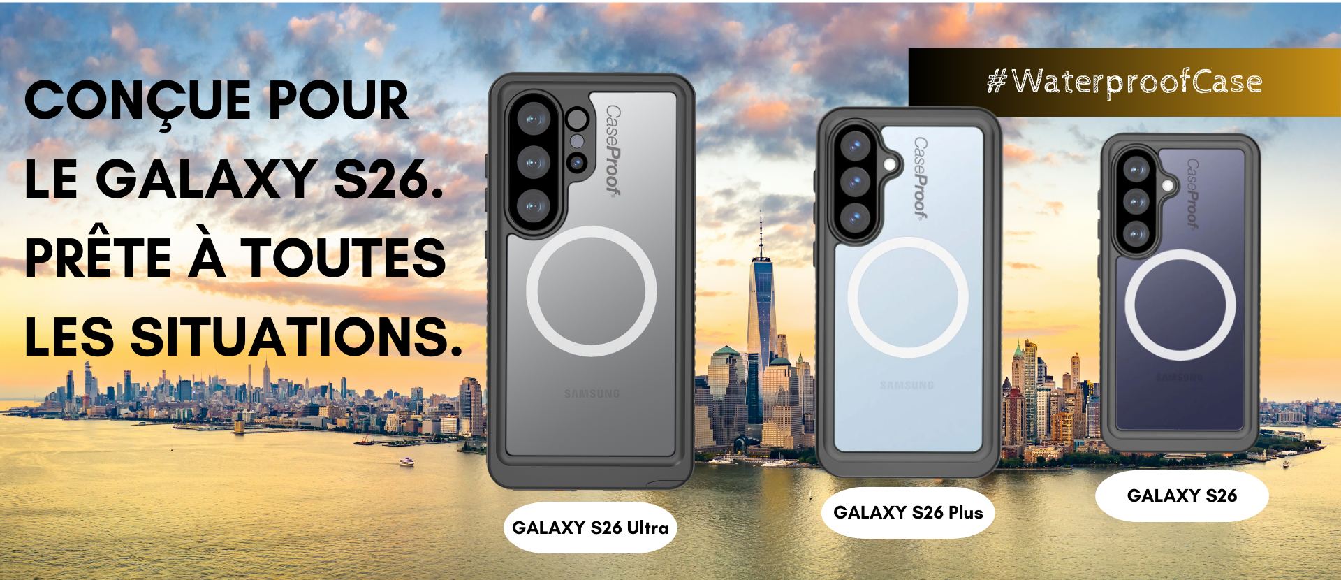 Samsung Galaxy S26 coque Etanche Antichoc CaseProof